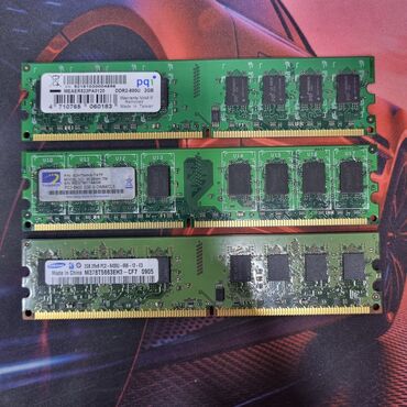 озу ddr2: Оперативдик эс-тутум, Жаңы, Samsung, 2 ГБ, DDR2, 800 МГц, ПК үчүн