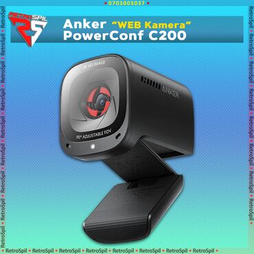go pro qiymət: Anker Powerconf C200 "WEB Kamera" Keyfiyətli Kamera 2K dəstəyi var