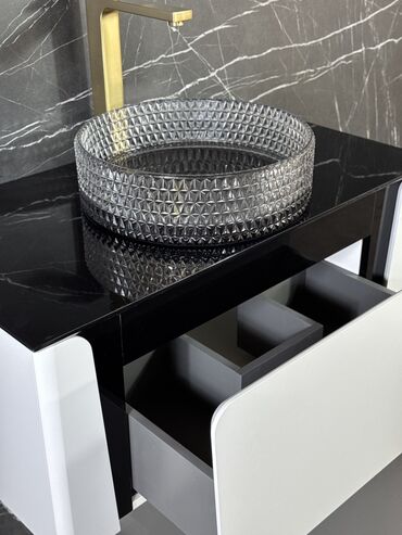 Тумбы для ванны: Тумба для ванны, Новый, С раковиной, МДФ, Бесплатная доставка, цвет - Коричневый — 17