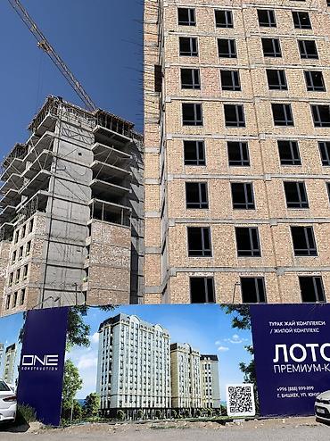 жк лотос: 1 комната, 55 м², Кок-Жар ж/м Элитка, 16 этаж, ПСО (под самоотделку) — 2
