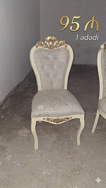 ay: Qonaq otağı üçün, Yeni, Açılmayan, Dördbucaq masa, 6 stul — 4