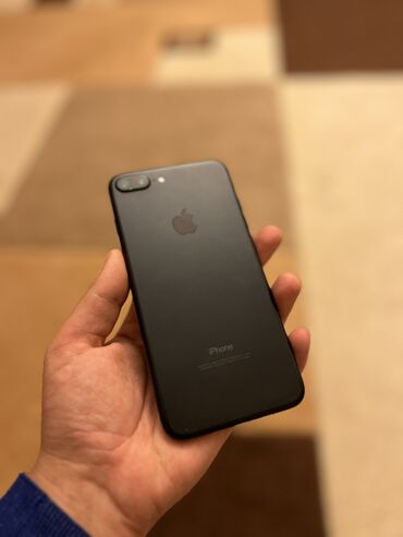 Apple iPhone: IPhone 7 Plus, 128 GB, Jet Black, Zəmanət, Barmaq izi