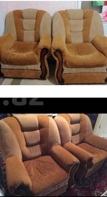 işlənmiş künc divanlar: İşlənmiş, Künc divan, 2 kreslo