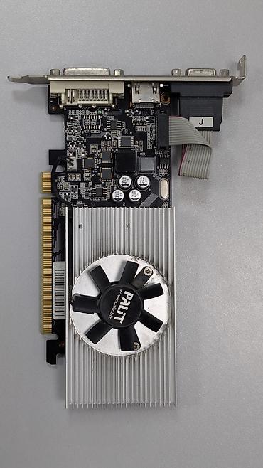 Комплектующие для ПК: КОмпактная видеокарта Palit Geforce GT730 1GB 128bit для офиса не — 1