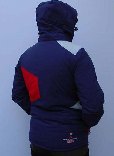 stari tech fleece: Ski/snowboard jakna – muški model, trobojna (tamno plava, crvena — 4