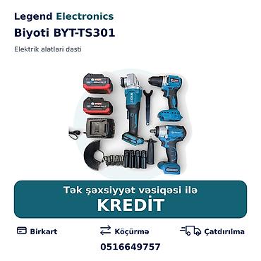 islənmis drel: Elan başlığı: Elektrik alətlər dəsti Biyoti BYT-TS301, 3 əd Elan — 1