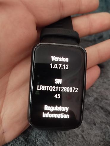 huawei ekran: Huawei Watch Fit ağıllı saat - Rəng: qara korpus və qara silikon — 5