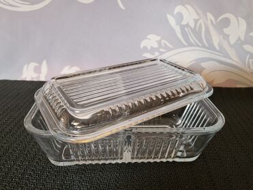 Ostalo posuđe: Posuda nova staklena za margarin,maslac itd. Posuda na lalafo.rs — 1 Ostalo posuđe: Posuda nova staklena za margarin,maslac itd. Posuda — 1