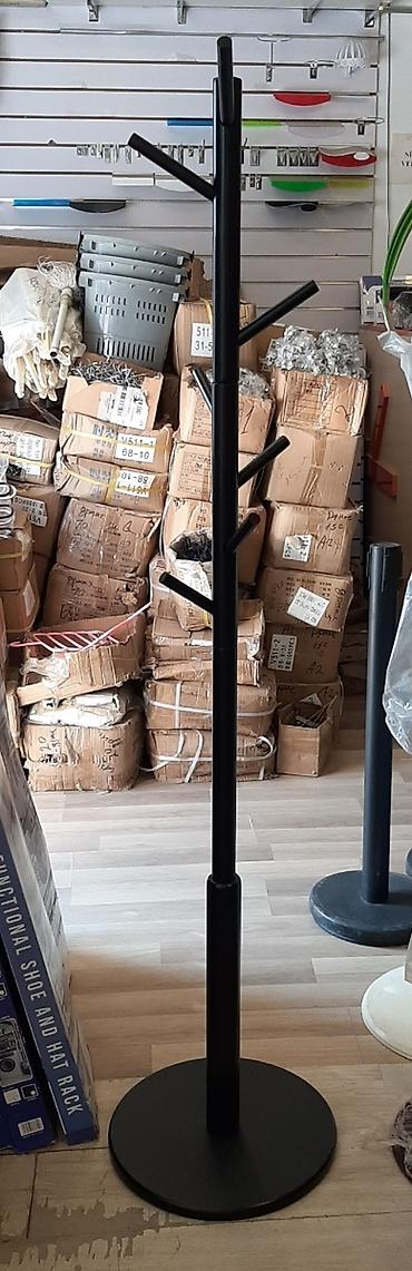 tek dolablar: Metaldan şaquli paltar asılqanları - Material: möhkəm metal gövdə və — 10
