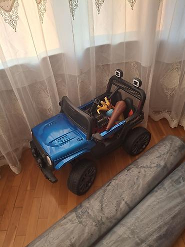 Jeep: Uşaq üçün elektrikli oyuncaqlıq maşın – Jeep tipli, mavi rəng at lalafo.az — 1 Jeep: Uşaq üçün elektrikli oyuncaqlıq maşın – Jeep tipli, mavi rəng — 1
