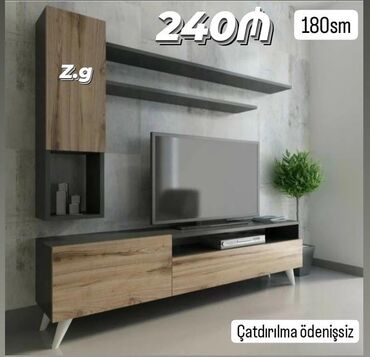 подставка под телевизор lg: *Tv Stend 💫240Azn* 💫Materialı Rusiya Laminatı 18/lik ✔️Rəng seçimi