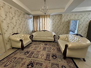 Гарнитуры для зала: Продаётся б/у мебель 🛋 Диван — 3х местный, 2х местный, и кресло, эко — 9