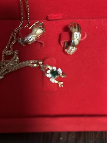 Серебряные наборы украшений: Набор украшений, Унисекс, Б/у — 9