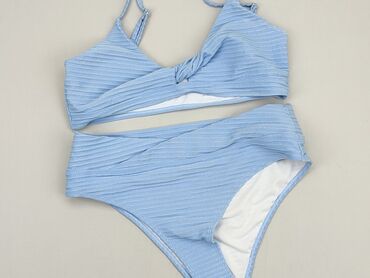 błękitna bluzki: Two-piece swimsuit XL (EU 42), Synthetic fabric, condition - Perfect