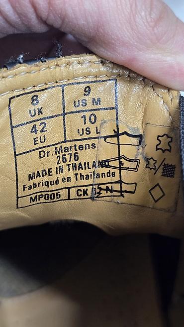 мартинсы мужские: Мужские ботинки, 42, Dr. Martens, Б/у, цвет - Черный, Самовывоз — 6