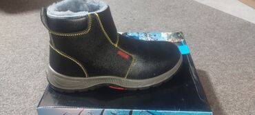 Ботинки: Спец ботинка кожа для сварщиков и строителей Утеплённый с мехом 3500 — 15