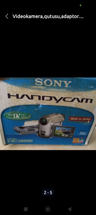 видеокамера sony handycam: Mini dv videokamera alıram