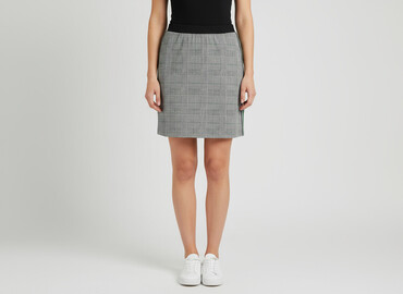 spódnice plisowane khaki: Hema, Women`s skirt, size M