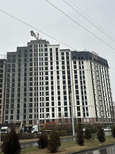 без первоначального: 2 комнаты, 66 м², Ак-Орго ж/м Элитка, 6 этаж, ПСО (под самоотделку) — 3