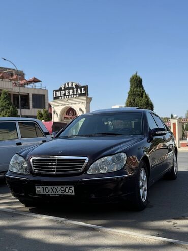 kreditde olan masinlar: Mercedes-Benz S 320: 3.2 л | 2001 г. Седан