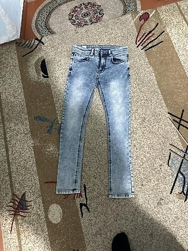 Джинсы: Набор джинсов (3 пары), синие/голубые оттенки, варёный/acid wash. 3 — 5