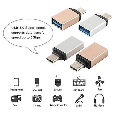 micro usb: Переходник Type-C Male To OTG USB 3.0 Female Converter б/к рт.2085 — 2