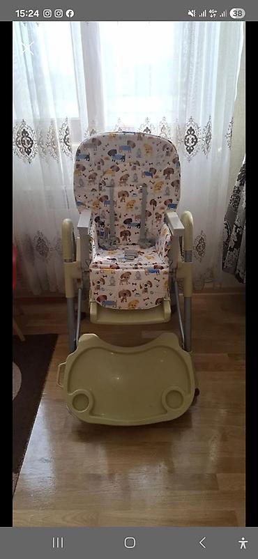 tote bag: Uşaq yemək stulu - Rahat və sabit konstruksiya: metal dayaq ayaqları — 1