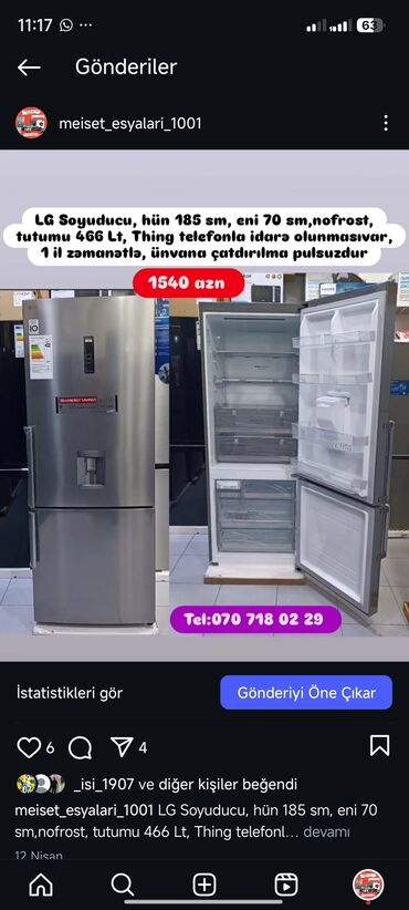 Soyuducular: Soyuducular anbardan satiş.WhatsaApp-a yazin.Modellərin qimətlərini — 50