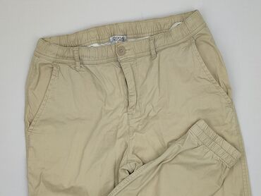 sinsay spodnie czarne z wysokim stanem: Chinosy dla mężczyzn, rozmiar M