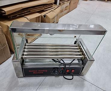 Оборудование для ресторанов, кафе: Hot dog sosis qizartma aparati Silndirlerin uzerine sosisleri duzerek — 9