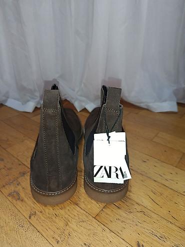 bot batinka: ZARA kişi Chelsea çəkmələri - Model: Chelsea Boots - Rəng: tünd — 4