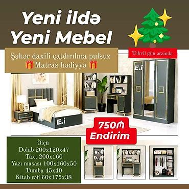 Yataq otağı dəstləri: Təknəfərlik çarpayı, Dolab, Yeni -da lalafo.az — 5 Yataq otağı dəstləri: Təknəfərlik çarpayı, Dolab, Yeni — 5