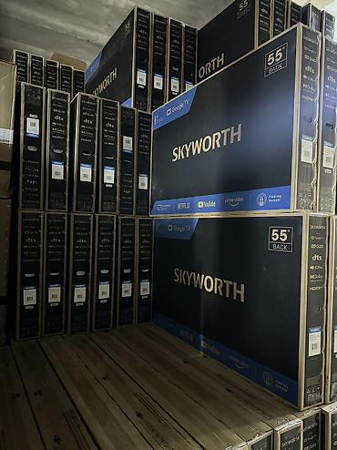 Телевизоры: 🔥💥СРОЧНАЯ АКЦИЯ 💥🔥 Телевизор skyworth 55Q66G матовый экран диагональ — 15