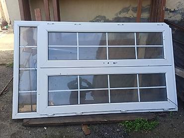 PVC pəncərə çərçivələri - Material: ağ rəngli PVC profilı - İki ədəd