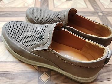 jordan 1 low: Б/У Мужские летние слипоны ECCO - Тип: слипоны без шнурков - Материал — 1