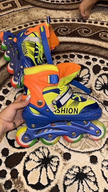 rollik: Uşaq üçün tənzimlənən təkərli konki (roller skates) - Rəng — 5