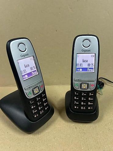 Fiksni telefoni: Gigaset bežični DECT set – 2 slušalice sa baznim stanicama - — 7