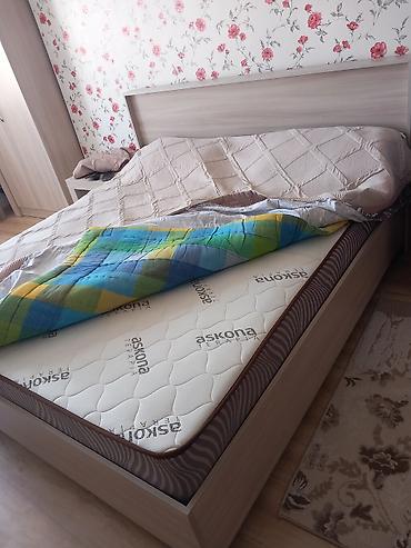 отдам кровать: Двуспальная кровать, Б/у, С матрасом, длина - 200 см — 7