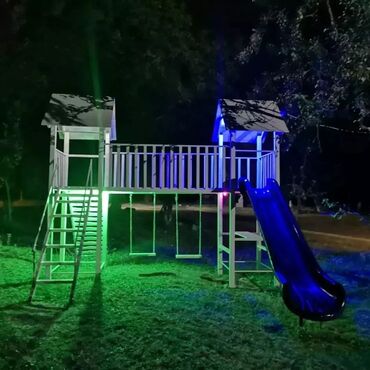 mala v Azərbaycan | Kənd təsərrüfatı maşınları: Kids playhouse slide uşaq oyun meydançaları Sürüşkənlər yelənçəklər