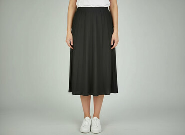 plisowane spódnice lata 70: Women`s skirt, size L