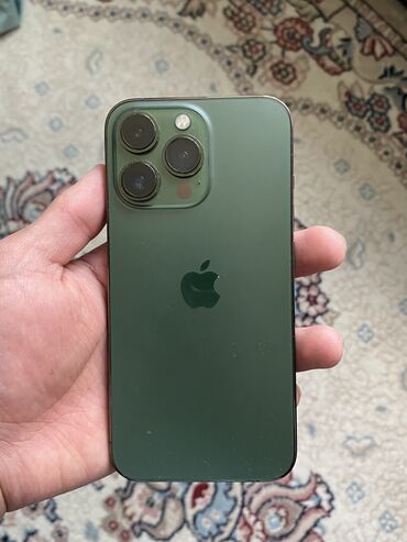 айфон 13 цена ош бу: IPhone 13 Pro, Колдонулган, 128 ГБ, Alpine Green, Коргоочу айнек, Каптама, 84 %