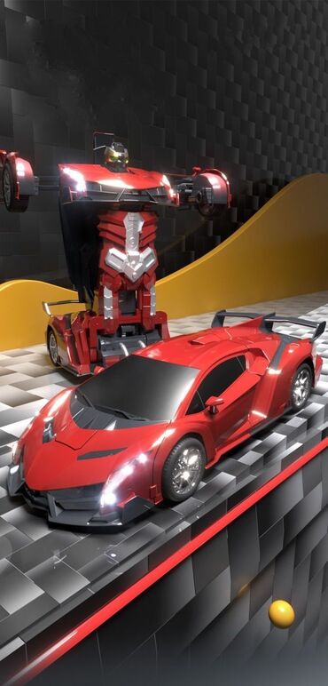 Oyuncaqlar: Ən böyük model trasnformers maşın Pult ve saatla idarə etmə Diqqət — 9