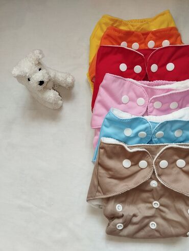Другие детские вещи: Многоразовые памперсы со съемной пелёнкой
от 1 месяца до года