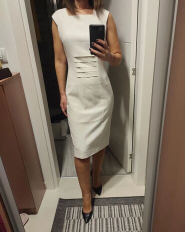 dugacke haljine svecane: PS Fashion S (EU 36), color - White, Cocktail, Without sleeves