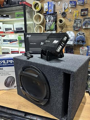 rush wave: Сабвуфер Alpine SWE-1244E + усилитель (комплект) - Сабвуфер Alpine — 5