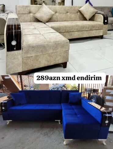 Sifarişlə divanlar: Künc divan, Qonaq otağı üçün, Parça, Bazalı, Açılan — 8