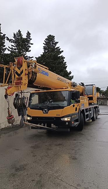 кран аренда: 25 tonluq kran Aylıq və günlük icarəyə verilir. Kranın və operatorun — 2