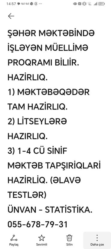 rus dili kurslari ve qiymetleri: Xarici dil kursları