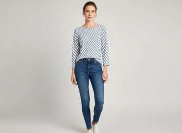hm szary sweter: H&M, Bluzka damska, rozmiar XS
