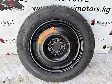 qm6: Колеса в сборе 155 / 80 / R 17, Всесезонная, Б/у, Запаска, Легковые, Железные, отверстий - 5 — 1